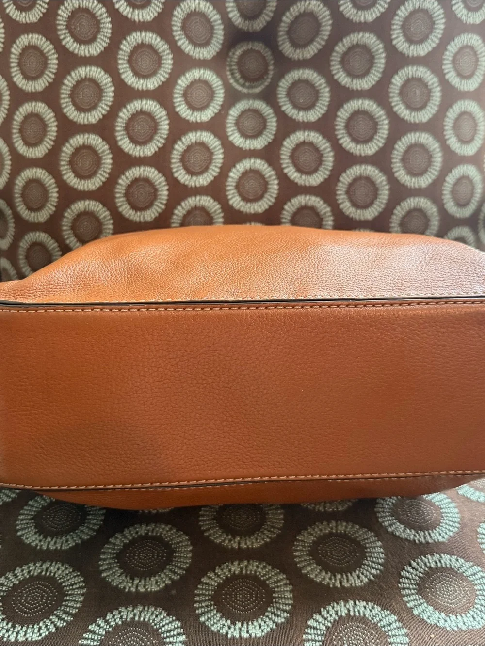 Michael Kors Tan Pebbled Leather Hobo Shoulder Bag